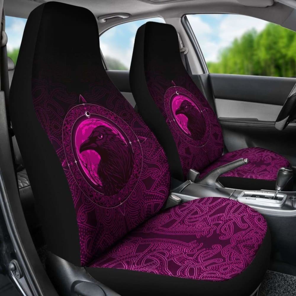 Ethnic Odin Raven Pink Car Seat Covers