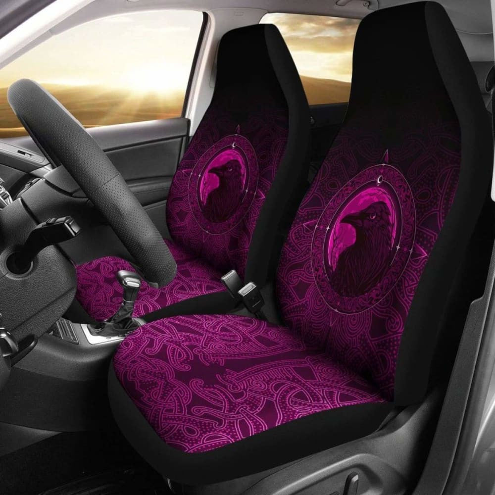 Ethnic Odin Raven Pink Car Seat Covers