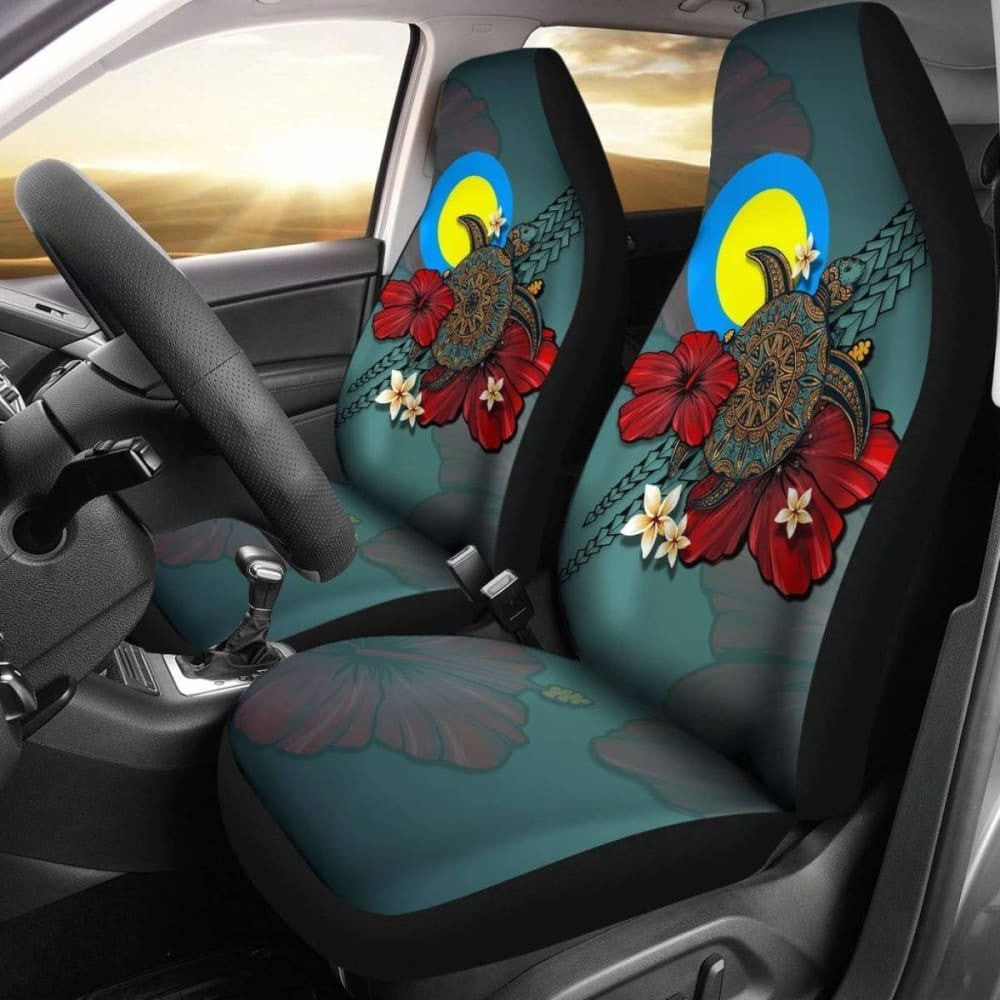Palau Car Seat Covers Blue Turtle Tribal Amazing