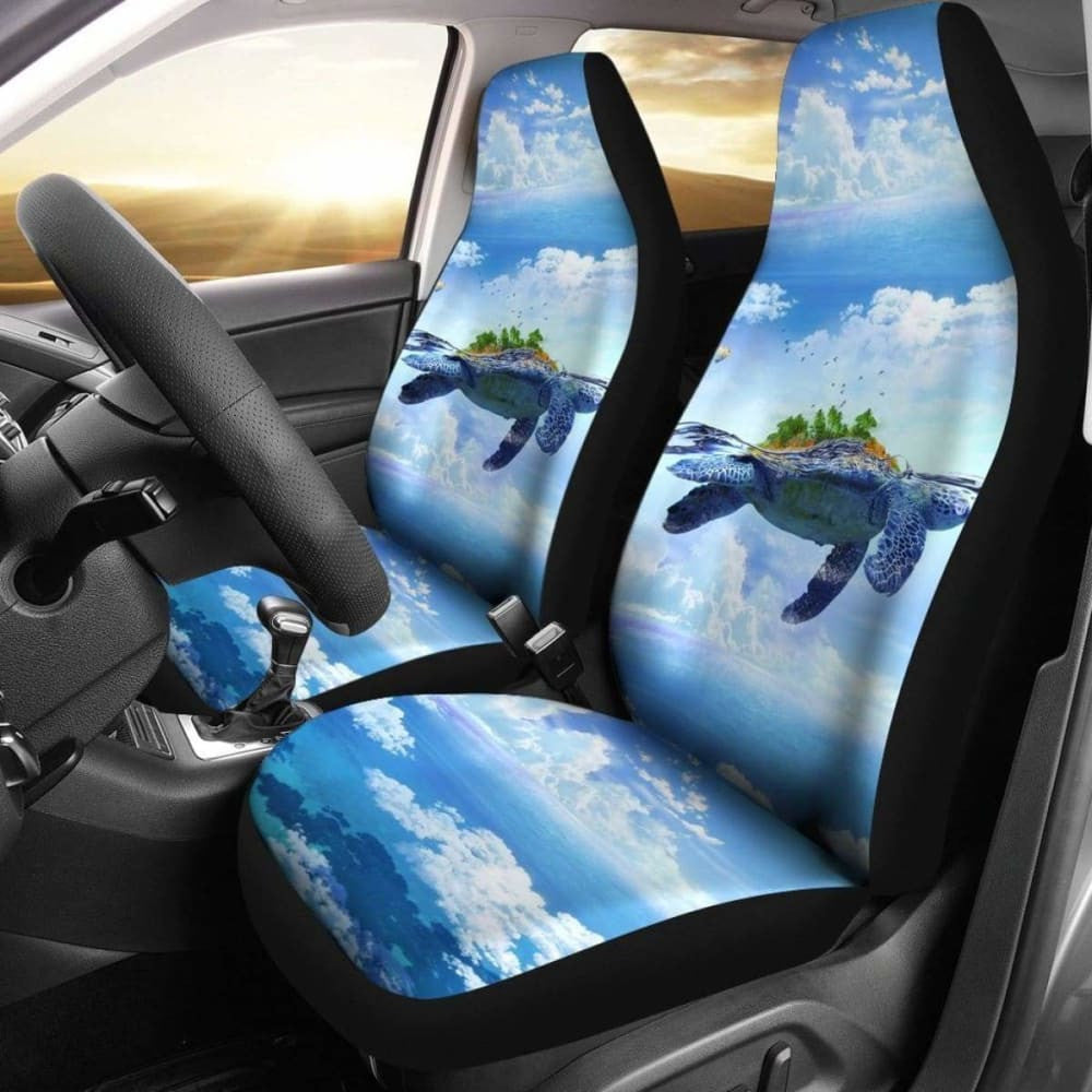 Flying Turtle In The Sky Turtle Car Seat Covers Best