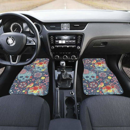 Set Of Pcs Sugar Skull Car Mats