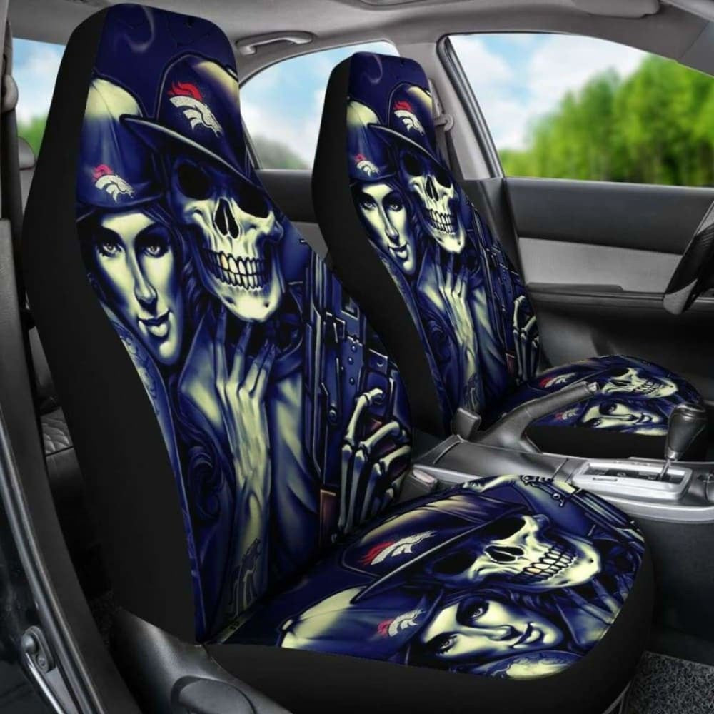 Set Of Skull Car Seat Covers