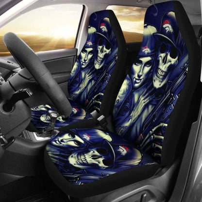 Set Of Skull Car Seat Covers