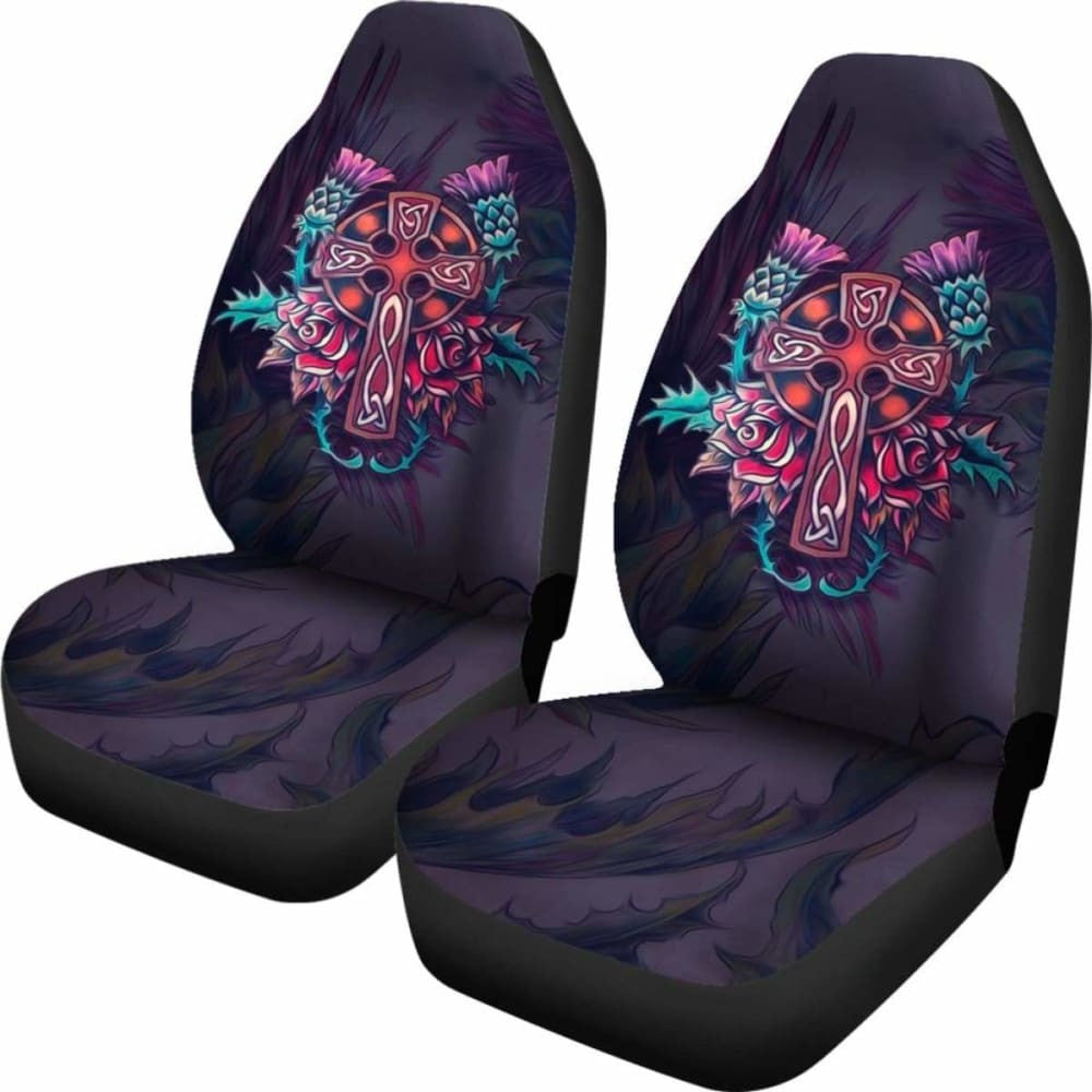 Cross & Thistle Celtic Car Seat Cover