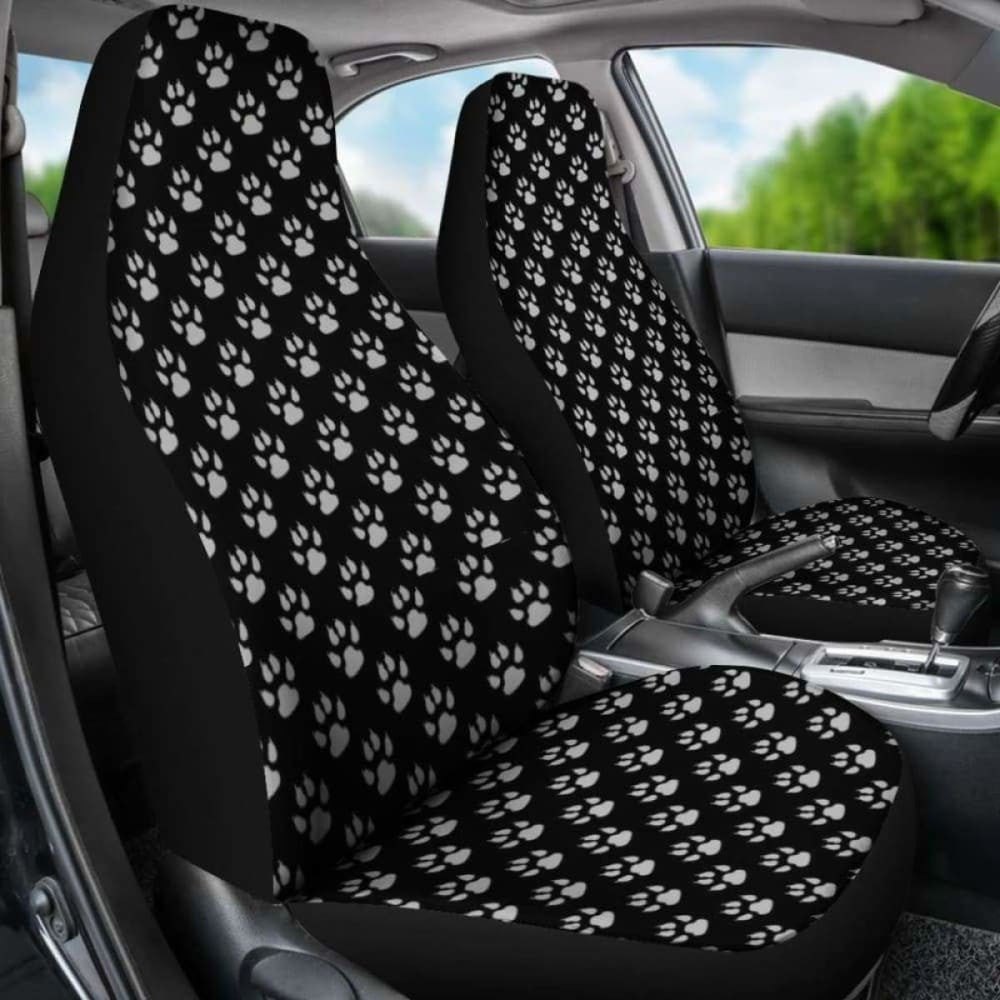 Paw Print Car Seat Cover