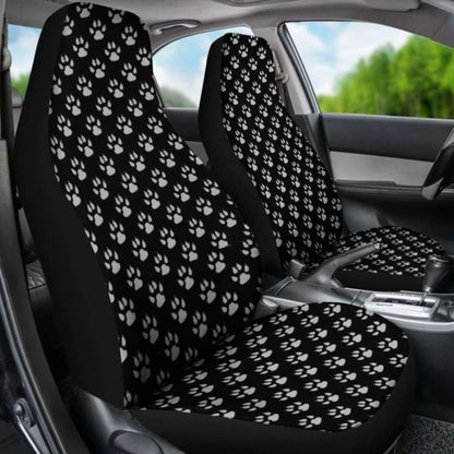 Paw Print Car Seat Cover
