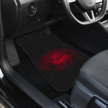 Flower Roses Car Floor Mats