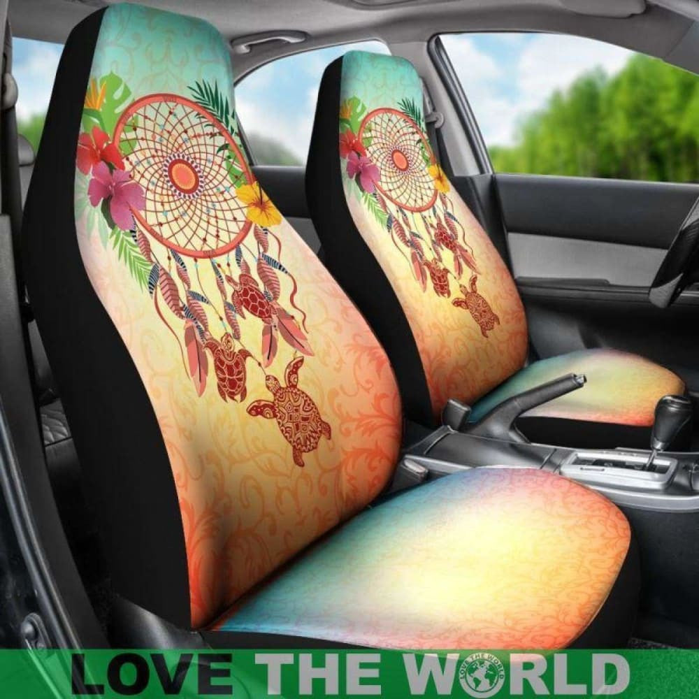 Hawaii Dream Catcher Honu Turtle Car Seat Covers Best
