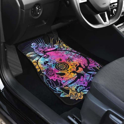 Set Of Pcs Sugar Skull Car Mats