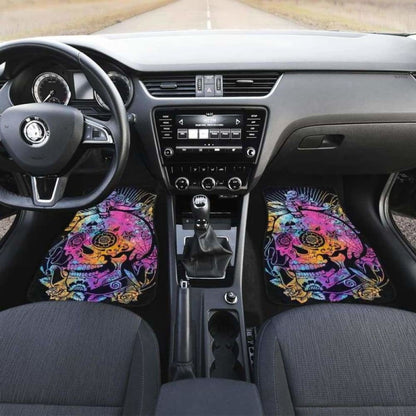 Set Of Pcs Sugar Skull Car Mats