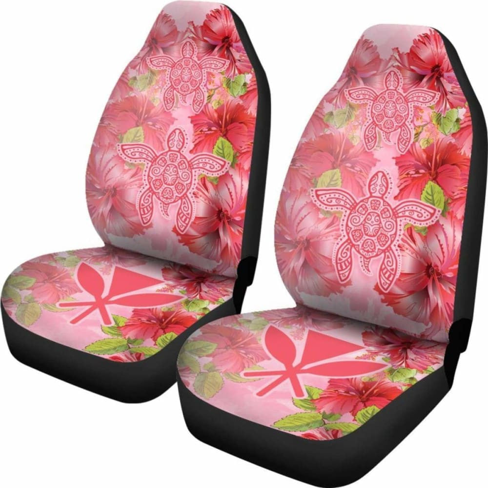 Hawaii Turtle Hibiscus Car Seat Covers - Pink Style - New - Awesome