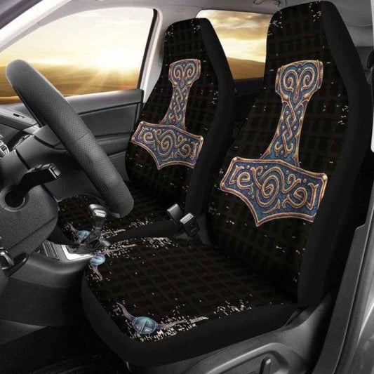 Viking Mjolnir Thor'S Hammer Car Seat Covers