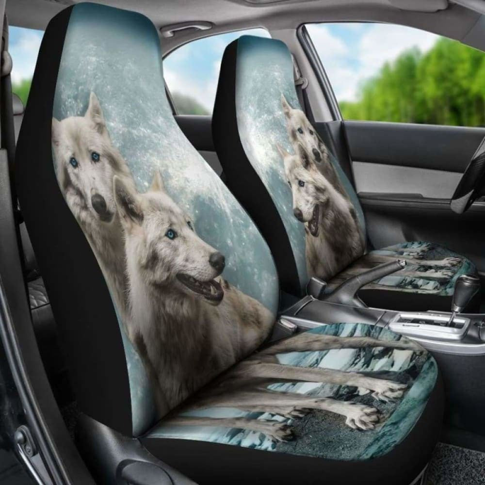 Wolves Hungry Cute Car Seat Covers