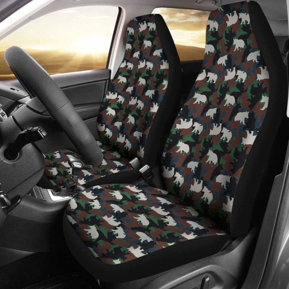 Camo Car Seat Cover Little Bear