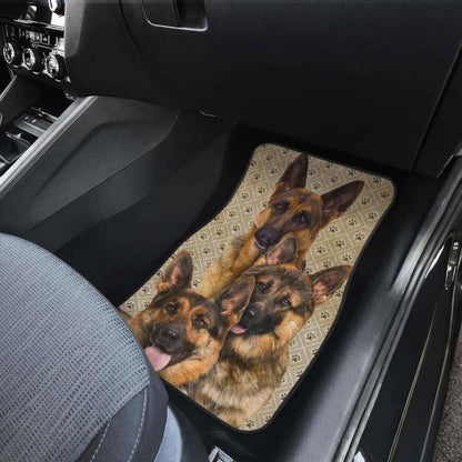 German Shepherd Car Floor Mats Funny