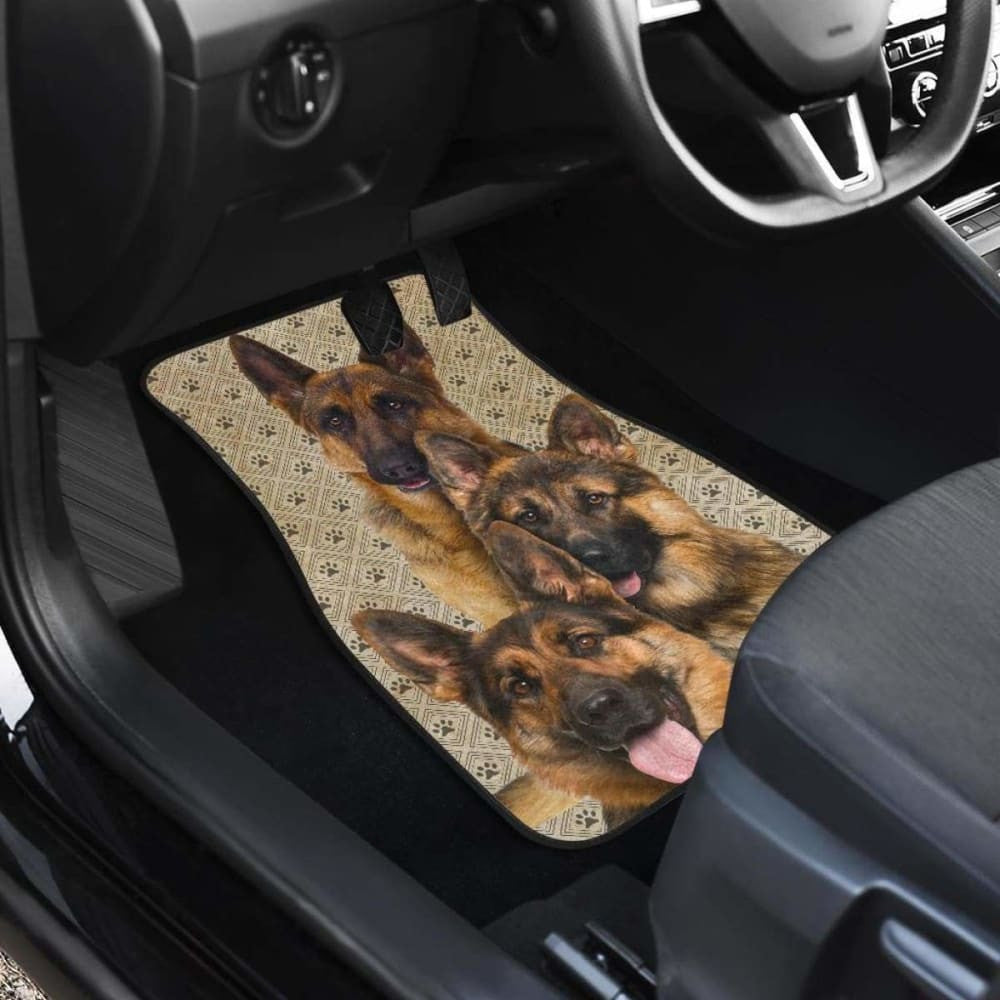 German Shepherd Car Floor Mats Funny