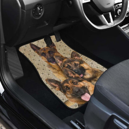 German Shepherd Car Floor Mats Funny
