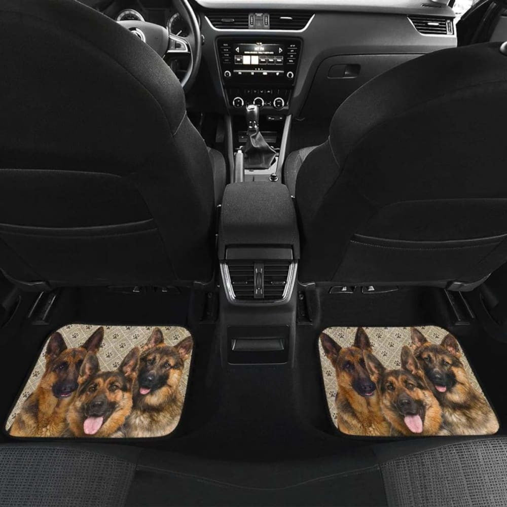 German Shepherd Car Floor Mats Funny