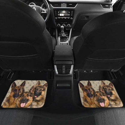 German Shepherd Car Floor Mats Funny
