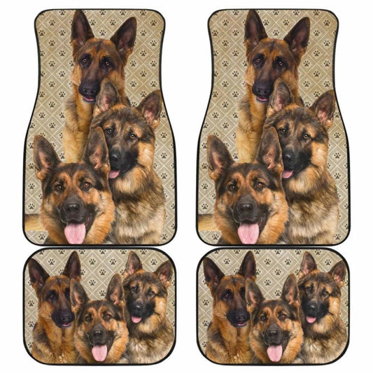 German Shepherd Car Floor Mats Funny