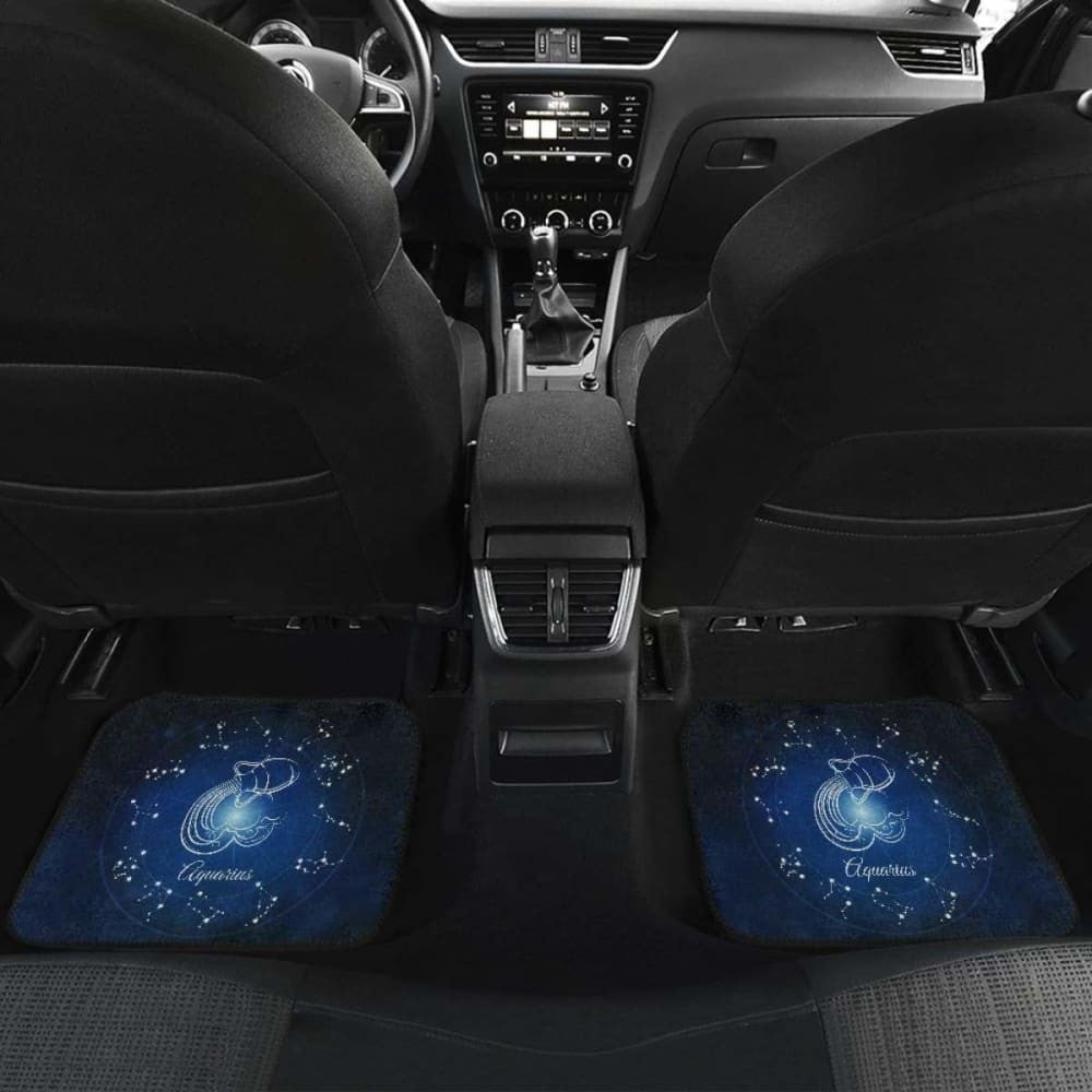 Aquarius Zodiac Sign Car Floor Mats Amazing Gift