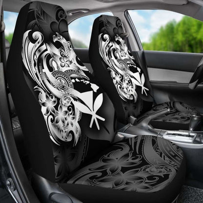 Hawaii Car Seat Covers - White Kanaka Maoli Turtle - New