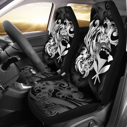Hawaii Car Seat Covers - White Kanaka Maoli Turtle - New