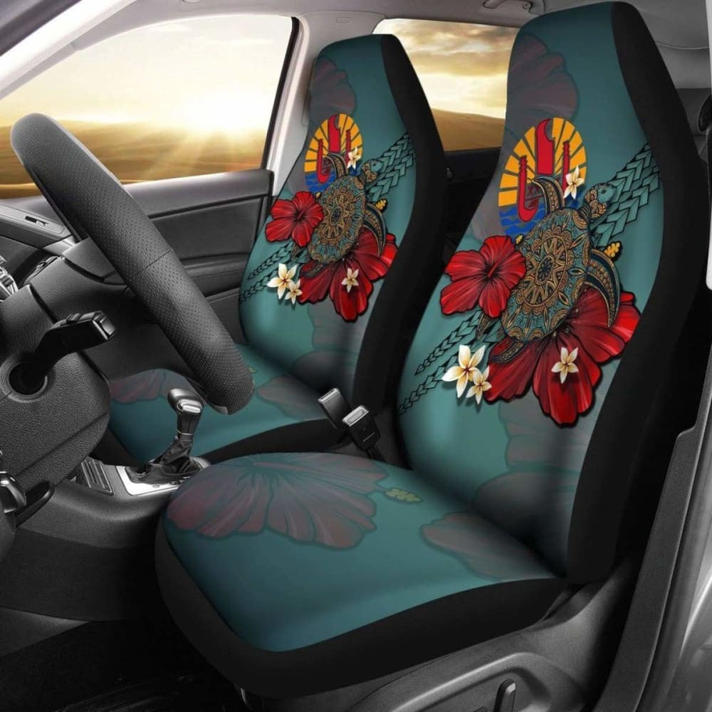 Tahiti Car Seat Covers Blue Turtle Tribal Amazing