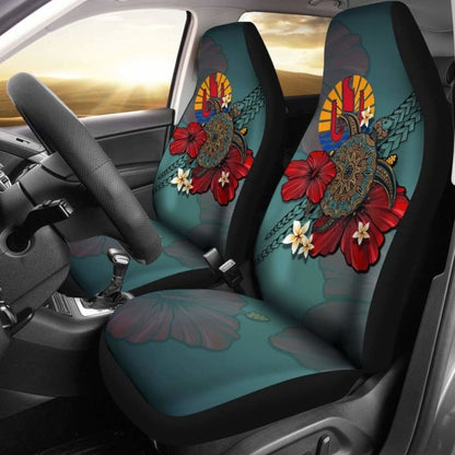 Tahiti Car Seat Covers Blue Turtle Tribal Amazing