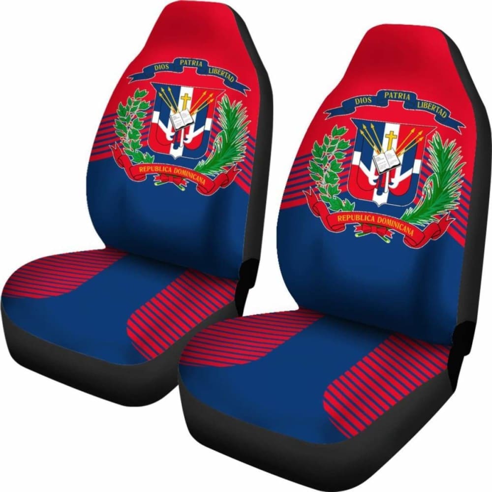 Dominican Republic Coat Of Arms Car Seat Covers Awesome