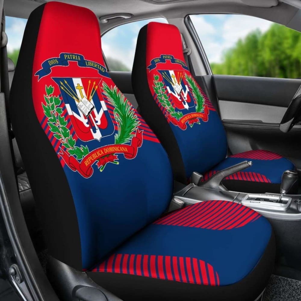 Dominican Republic Coat Of Arms Car Seat Covers Awesome
