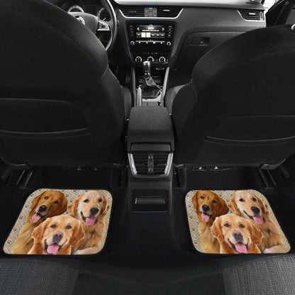 Golden Retriever Car Floor Mats For Golden Dog Lover