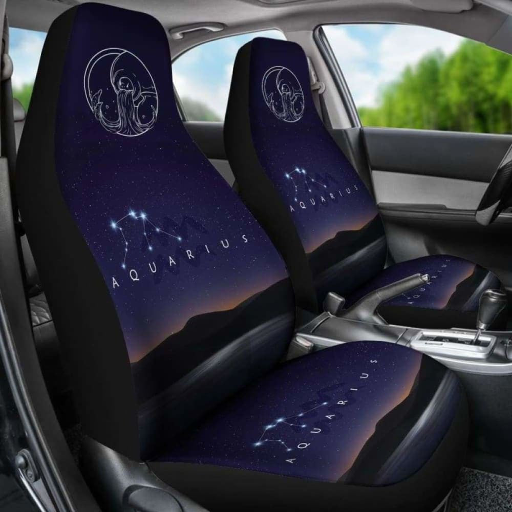 Zodiac Aquarius Nite Seat Cover