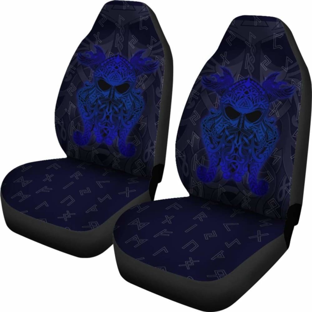 Norse Viking Car Seat Covers - Rune Odin God -