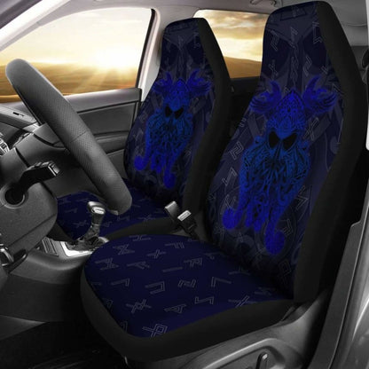 Norse Viking Car Seat Covers - Rune Odin God -