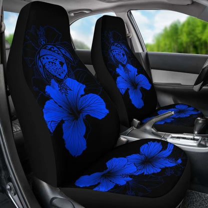 Hawaii Hibiscus Car Seat Cover - Turtle Map - Blue - New