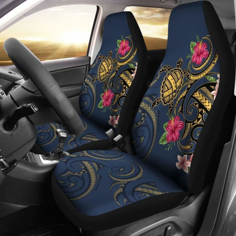 Hawaii Polynesian Turtle Hibiscus Plumeria Car Seat Cover - Nane Style - New - Awesome