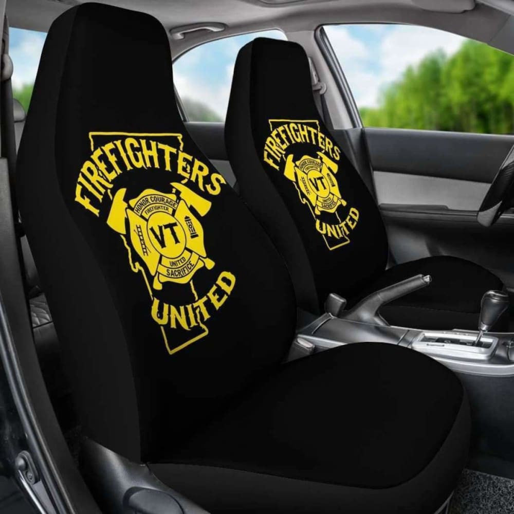 Vermont Firefighters United Car Seat Covers Amazing Gift