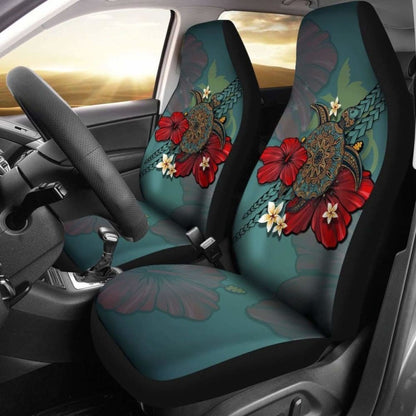 Papua New Guinea Car Seat Covers Blue Turtle Tribal Amazing