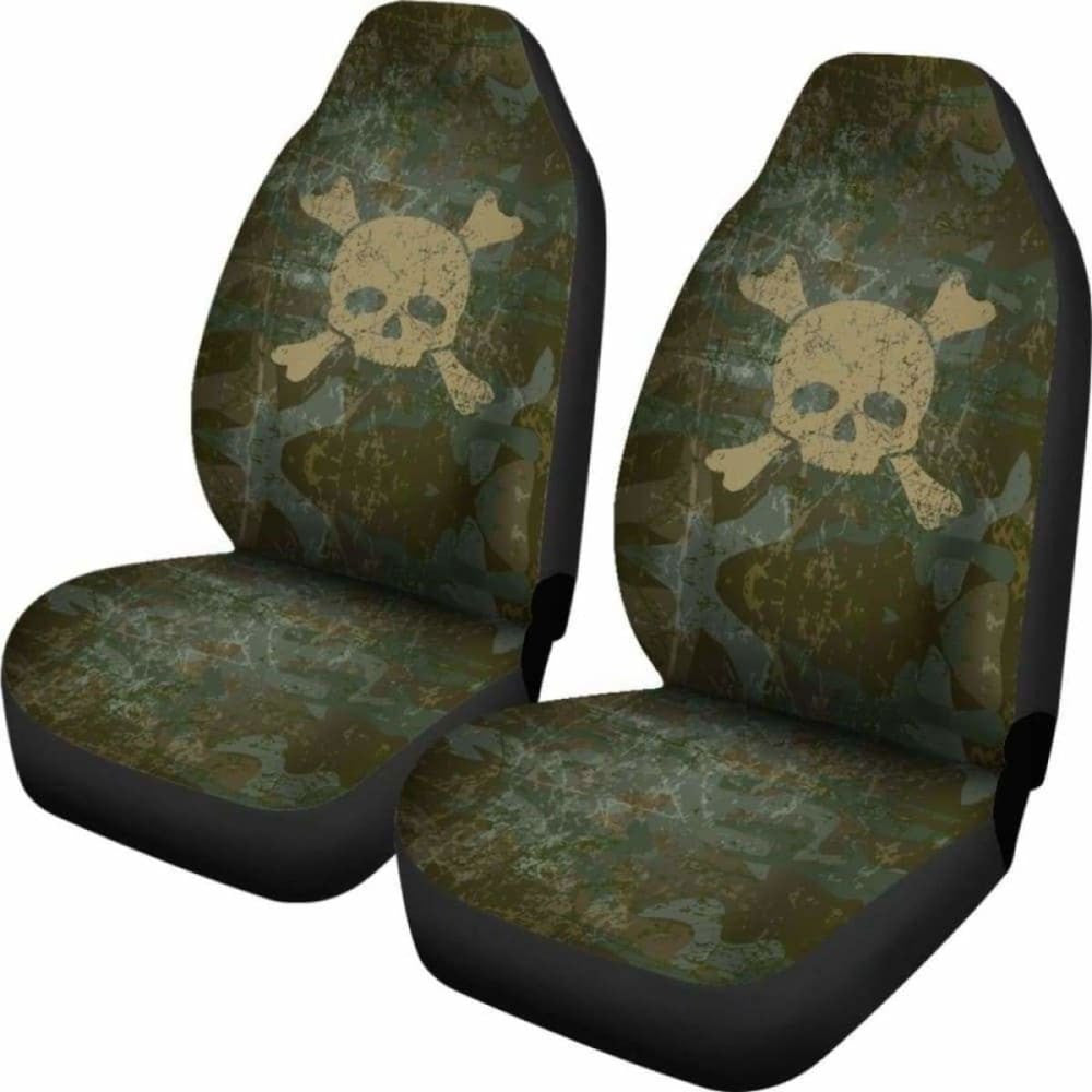 Skull & Crossbones Car Seat Covers (Set of)