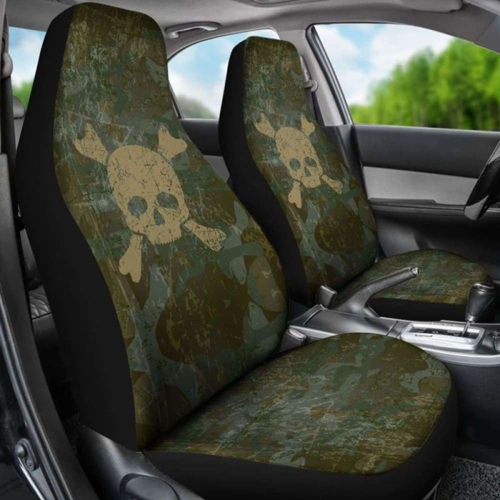 Skull & Crossbones Car Seat Covers (Set of)