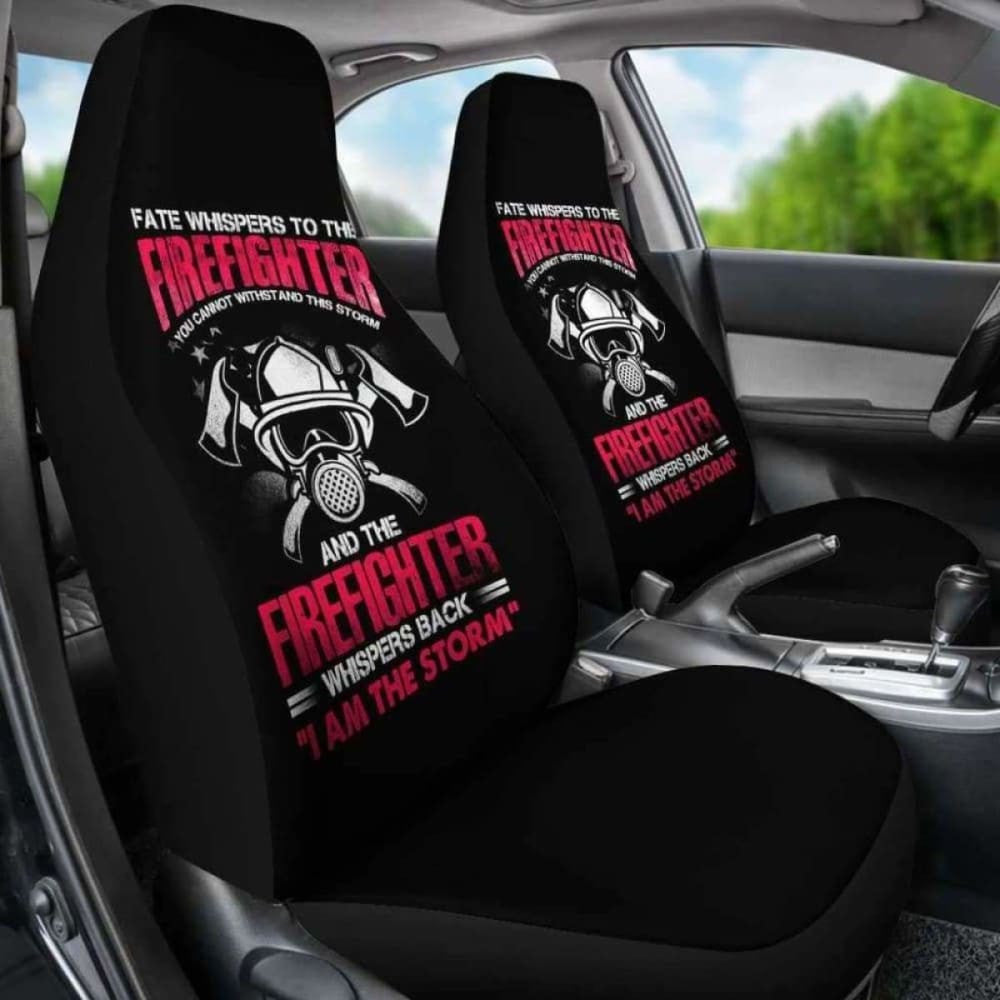 Firefighter I Am The Storm Car Seat Covers