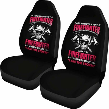 Firefighter I Am The Storm Car Seat Covers