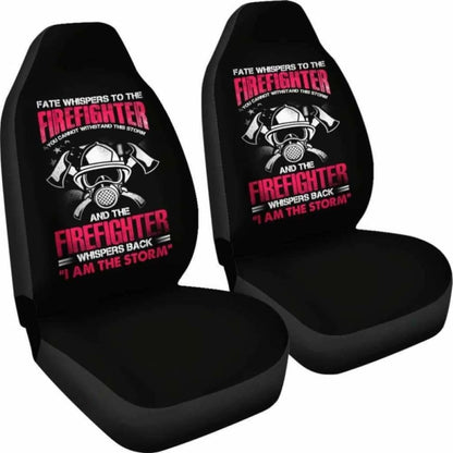 Firefighter I Am The Storm Car Seat Covers