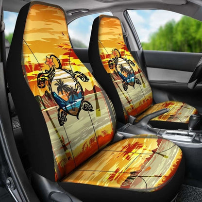 Hawaii Turtle Coconut Tree Car Seat Covers - New - Awesome