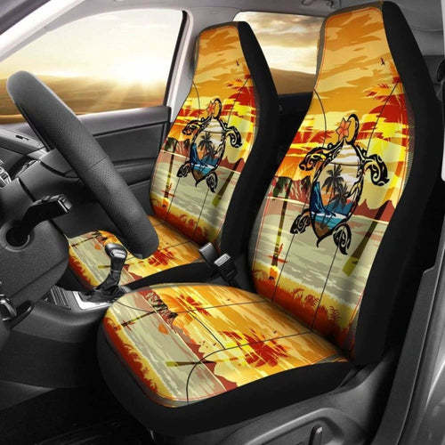 Hawaii Turtle Coconut Tree Car Seat Covers - New - Awesome