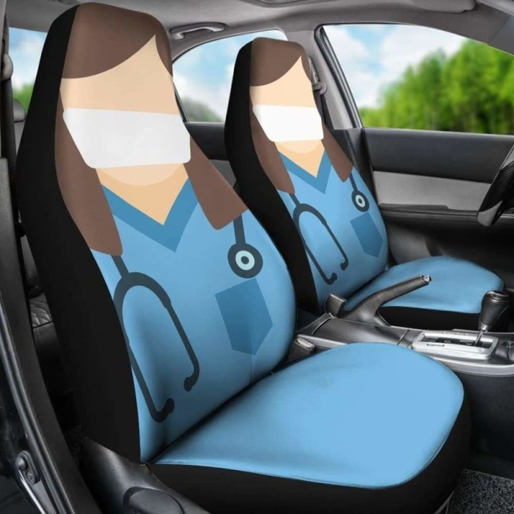 Nurse Art Custom Car Seat Covers