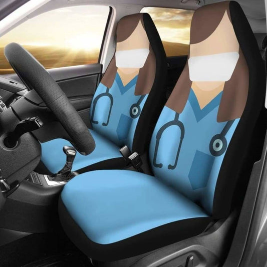 Nurse Art Custom Car Seat Covers