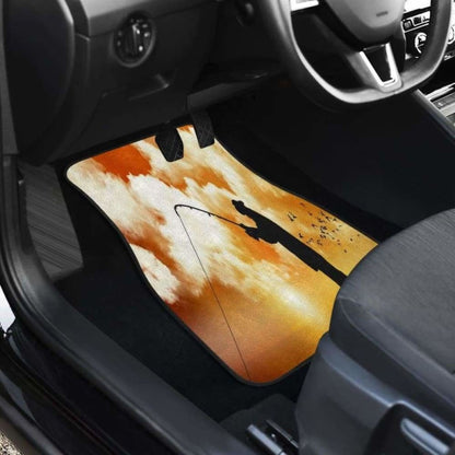 Fishing Is Life Front And Back Car Mats