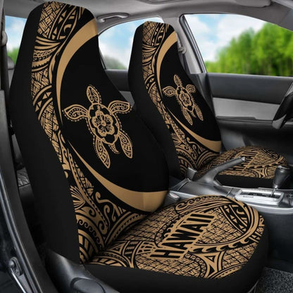 Hawaii Turtle Polynesian Car Seat Covers - Best Look - Golden New